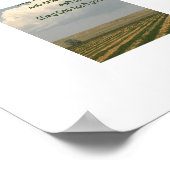 Irish Sessing Farmland Landschaft Poster (Ecke)