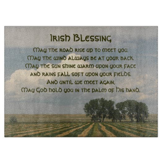 Irish Sessing Farmland Landschaft Schneidebrett (Vorderseite)