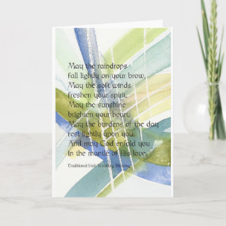 Irish Sessing for Wedding or Anniversary Card Karte