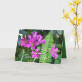 Irish Sessing Funerbitt Dankeschön Message Card Karte (Gelbe Blume)