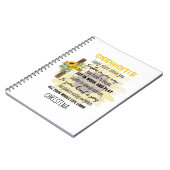 Irish Sessing für GODAUGHTER - Personalisiertes Ge Notizblock (Linke Seite)