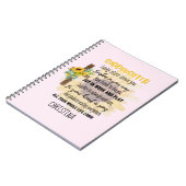 Irish Sessing für GODAUGHTER - Personalisiertes Ge Notizblock (Linke Seite)