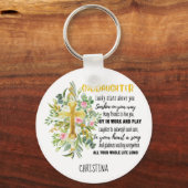 Irish Sessing für GODAUGHTER - Personalisiertes Ge Schlüsselanhänger (Vorderseite)
