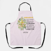 Irish Sessing für GODAUGHTER - Personalisiertes Ge Schürze (Vorderseite)