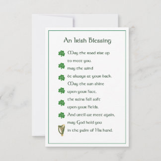 Irish Sessing-Gedenkkarte
