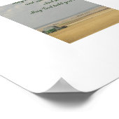 Irish Sessing Golden Weizen Fields Inspiration Poster (Ecke)
