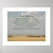 Irish Sessing Golden Weizen Fields Inspiration Poster (Vorne)
