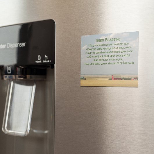 Irish Sessing Golden Weizen Fields Magnetic Card Magnetkarte