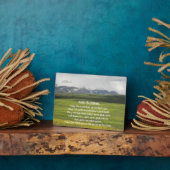 Irish Sessing Green Valley Landschaft Fotoplatte (Seite)