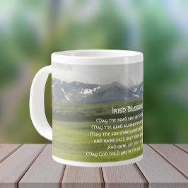 Irish Sessing Green Valley Landschaft Jumbo-Tasse