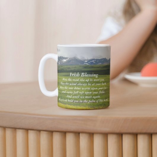 Irish Sessing Green Valley Landschaft Kaffeetasse