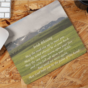 Irish Sessing Green Valley Landschaft Mousepad
