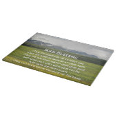 Irish Sessing Green Valley Landschaft Schneidebrett (Ecke)