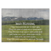 Irish Sessing Green Valley Landschaft Schneidebrett (Vorderseite)