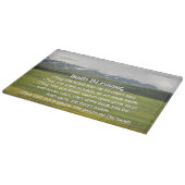 Irish Sessing Green Valley Landschaft Schneidebrett (Ecke)