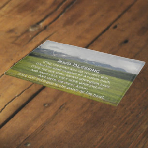 Irish Sessing Green Valley Landschaft Schneidebrett