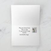 Irish Sessing Happy Birthday Courage Hummingbird Karte (Innenseite)