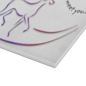 Irish Sessing (Hund) Cutting Board Schneidebrett (Ecke)