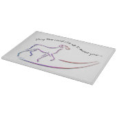 Irish Sessing (Hund) Cutting Board Schneidebrett (Ecke)