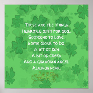 Irish Sessing - Jemand zur Liebe - keine Grenze Poster
