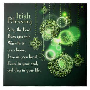 Irish Sessing Liebe in your heart, Kleeblatt Desig Fliese