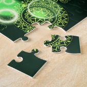 Irish Sessing Liebe in your heart, Kleeblatt Desig Puzzle (Seite)