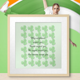 Irish Sessing-May Nachbarn respektieren ... Poster