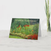 Irish Sessing Memorial Remembranise Sympathy Card Dankeskarte (Vorderseite)