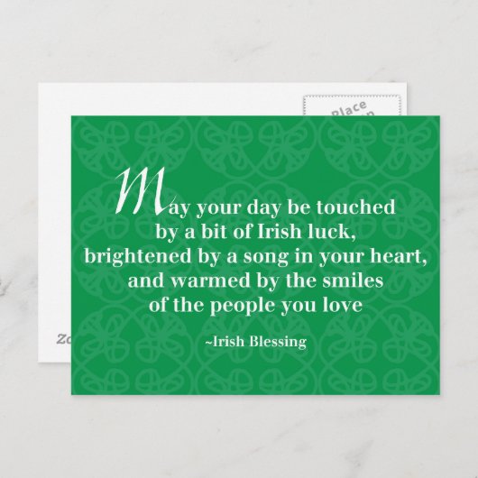 Irish Sessing Postcard Postkarte (Vorne/Hinten)