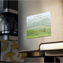 Irish Sessing Rainbow Foto Magnetic Card