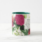 Irish Sessing Red Pink Green Cloud Floral Tasse (Zentrum)
