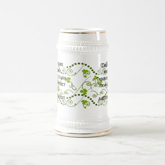 Irish Sessing Tasse-May-Nachbarn respektieren Sie Bierglas (Mittel)