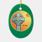 Irish Sessings Cross Personalisiert Keramik Ornament (Vorne)