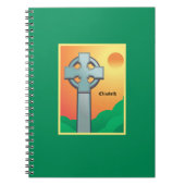 Irish Sessings Cross Personalisiert Notizblock (Vorderseite)