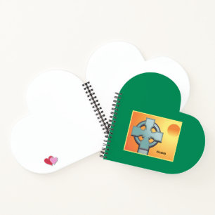 Irish Sessings Cross Personalisiert Notizblock