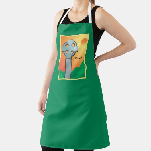 Irish Sessings Cross Personalisiert Schürze (InSitu)
