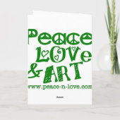 Irish Sessings Fairy St. Patrick's Day Card Karte (Rückseite)