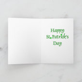 Irish Sessings Fairy St. Patrick's Day Card Karte (Innenseite)