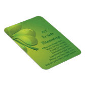 Irish Sessings Green Kleeblatt, keltisch Magnet (Rechte Seite)