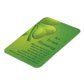 Irish Sessings Green Kleeblatt, keltisch Magnet (Linke Seite)