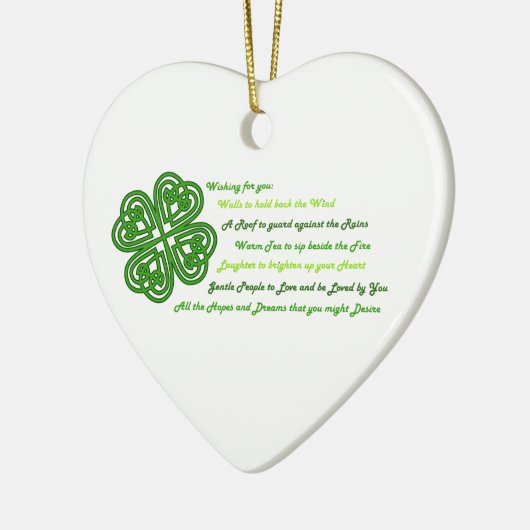 Irish Sessings Keramik Ornament (Links)