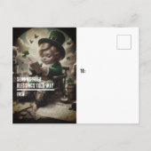 Irish Sessings Your Way on St. Paddy's Postkarte (Rückseite)
