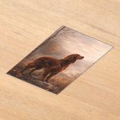 Irish Setter Acryleinladungen (Ablage )