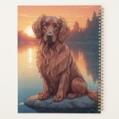 Irish Setter am See Planer (Rückseite)