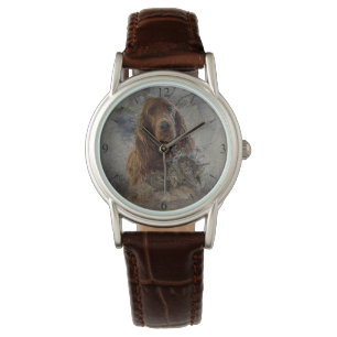 Irish Setter Armbanduhr
