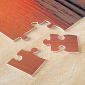 Irish Setter bei Sunset am Irish Sea Puzzle (Seite)