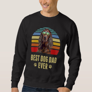 Irish Setter Best Dog Vater je Retro Sunset Sweatshirt