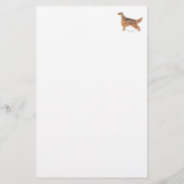 Irish Setter Briefpapier (Vorderseite)