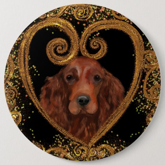 IRISH SETTER BUTTON (Vorderseite)