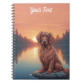 Irish Setter by Lake Notizblock (Vorderseite)